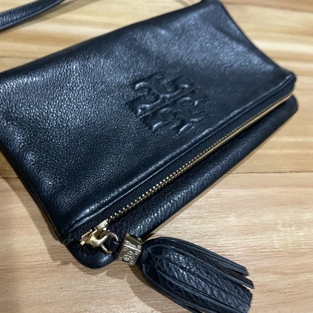 Tory Burch black crossbody/clutch bag